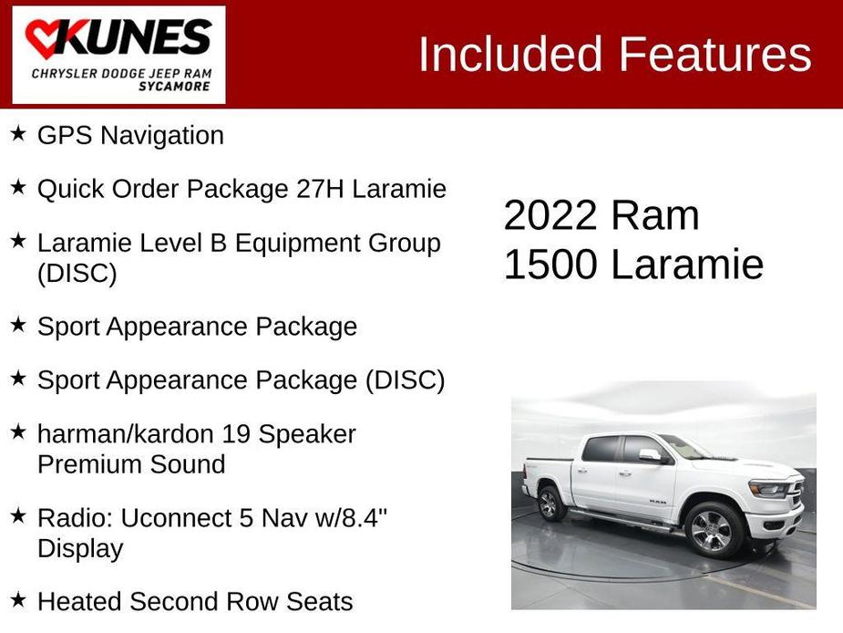 used 2022 Ram 1500 car, priced at $37,795