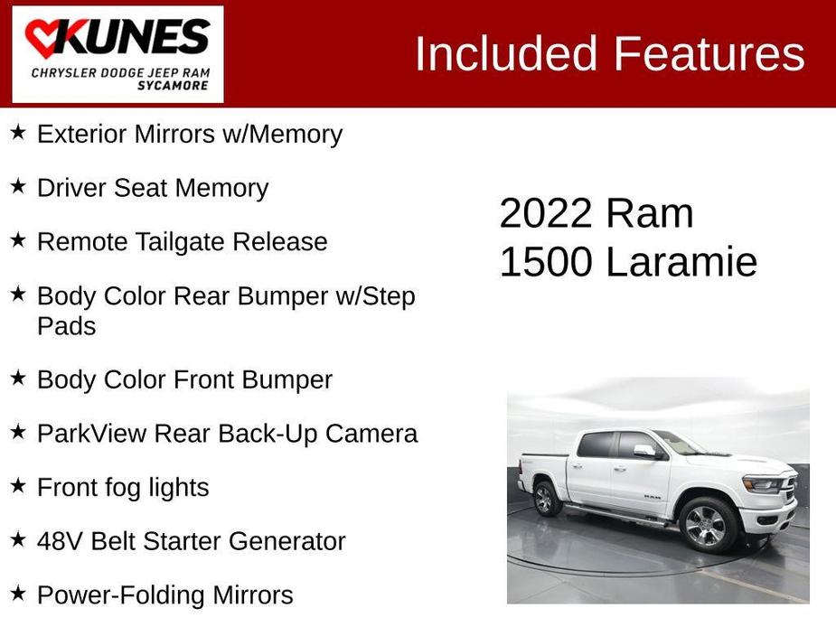 used 2022 Ram 1500 car, priced at $37,795