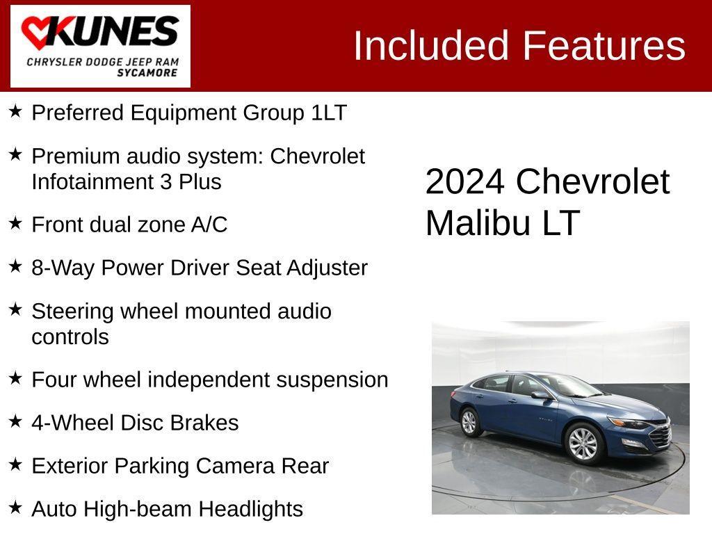 used 2024 Chevrolet Malibu car, priced at $20,843