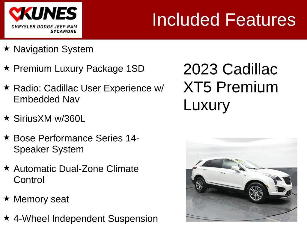 used 2023 Cadillac XT5 car, priced at $25,791