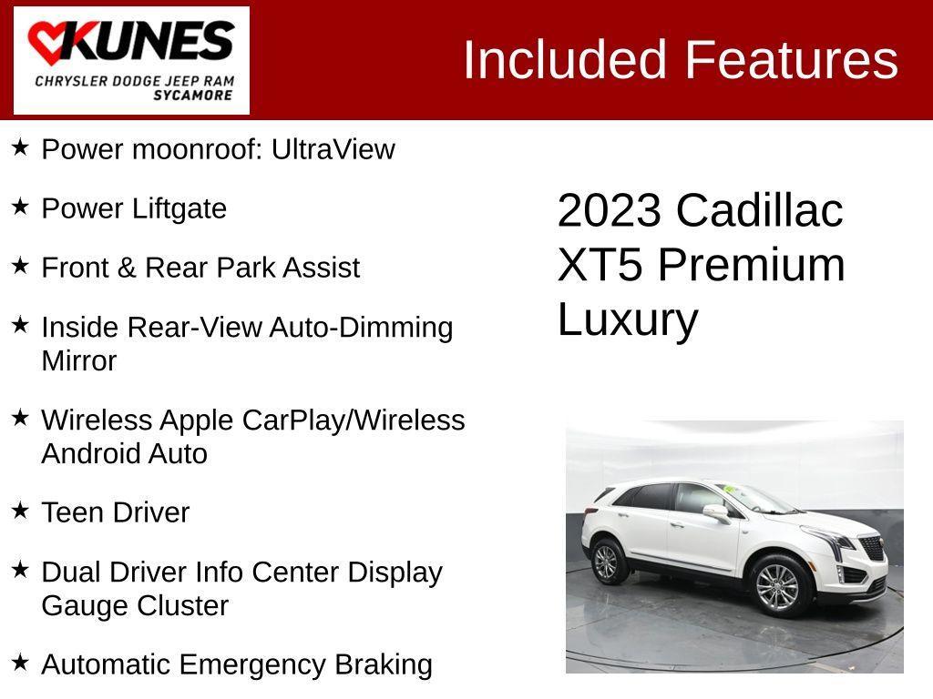 used 2023 Cadillac XT5 car, priced at $25,791