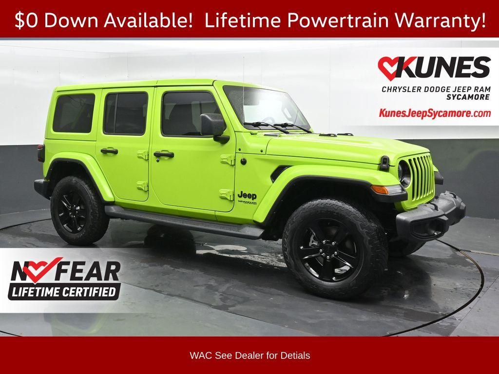 used 2021 Jeep Wrangler Unlimited car, priced at $34,591