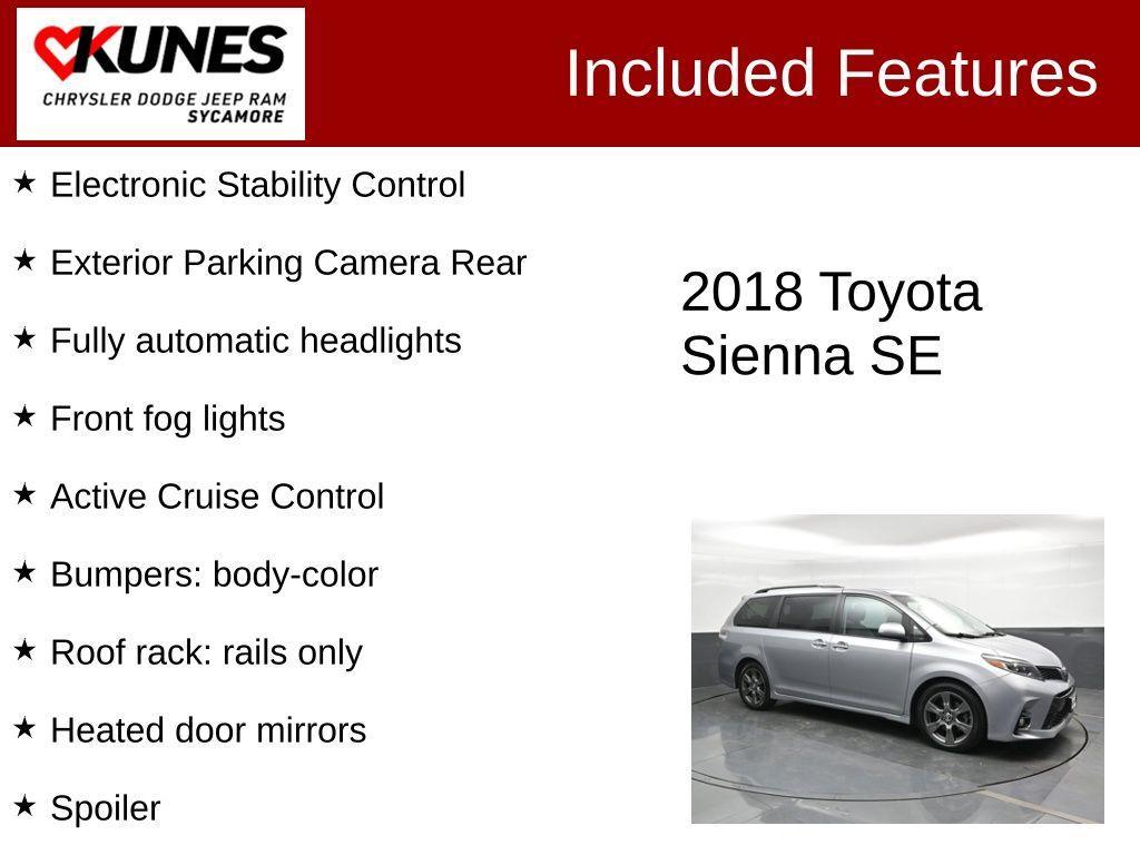 used 2018 Toyota Sienna car, priced at $20,373