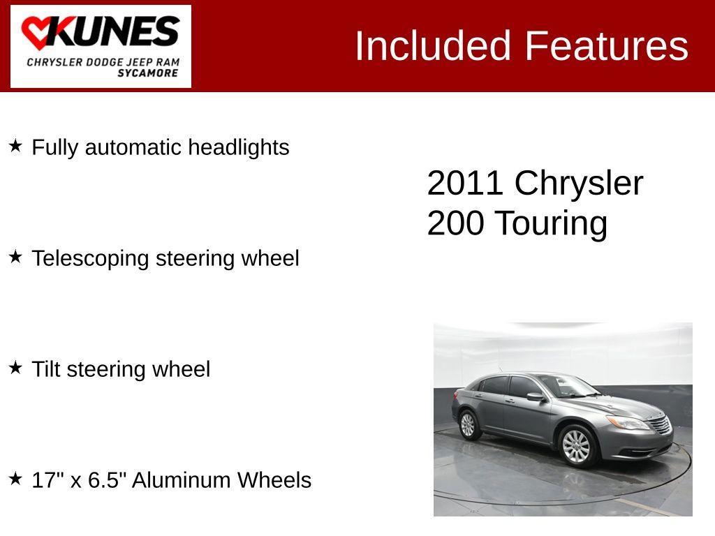 used 2011 Chrysler 200 car, priced at $2,995