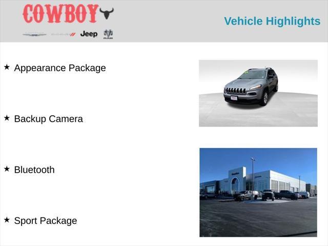 used 2016 Jeep Cherokee car, priced at $11,382