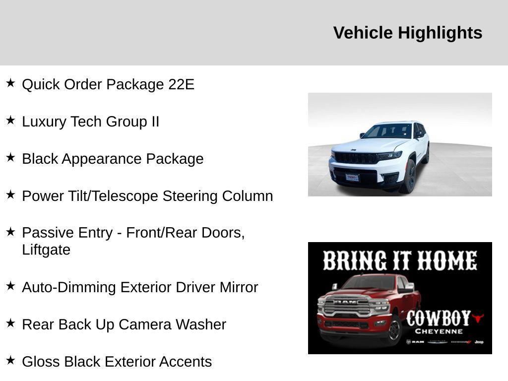 new 2025 Jeep Grand Cherokee L car, priced at $48,606