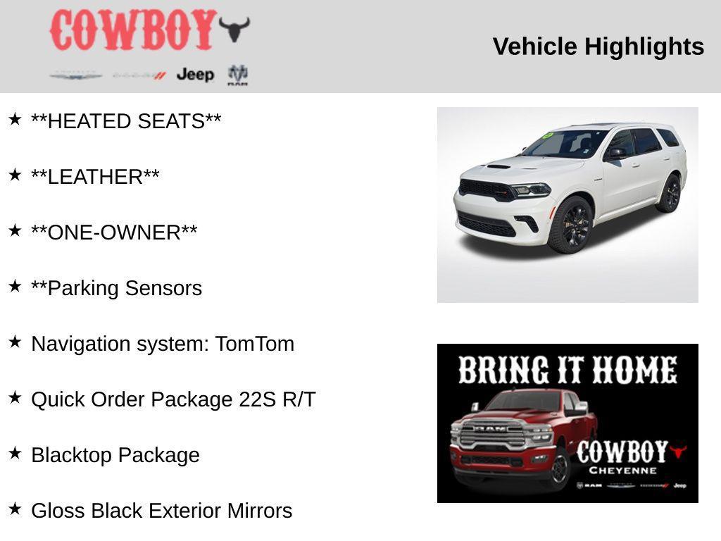 used 2022 Dodge Durango car, priced at $35,995