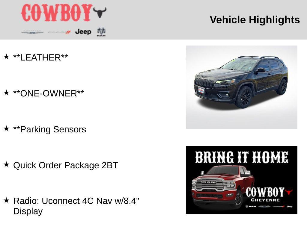 used 2023 Jeep Cherokee car, priced at $24,195