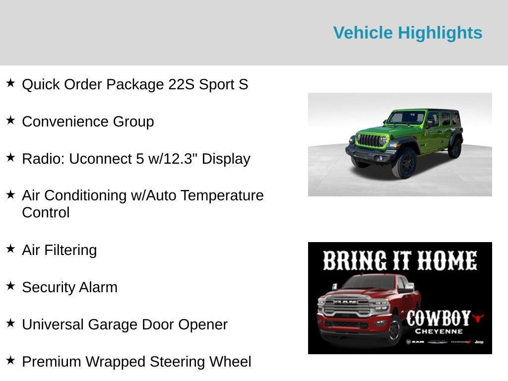 new 2025 Jeep Wrangler car, priced at $45,118