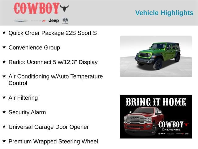 new 2025 Jeep Wrangler car, priced at $44,437