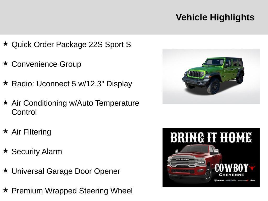 new 2025 Jeep Wrangler car, priced at $38,618