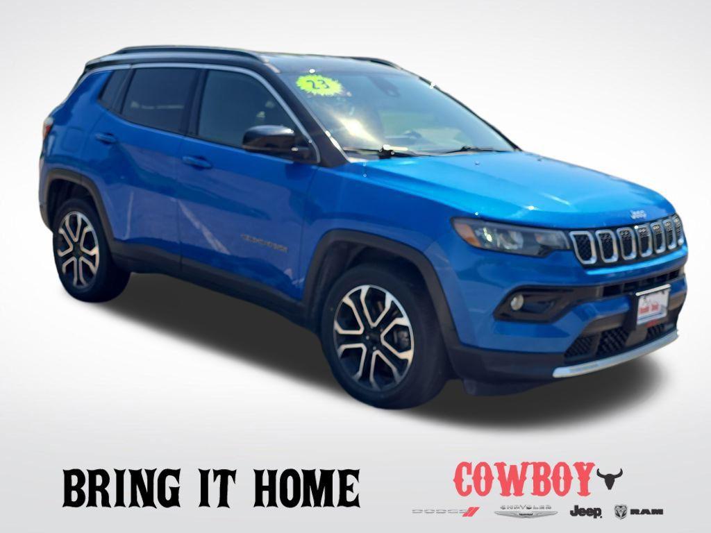 used 2023 Jeep Compass car, priced at $22,995