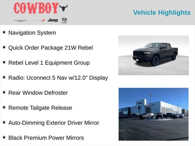 new 2025 Ram 1500 car, priced at $58,428