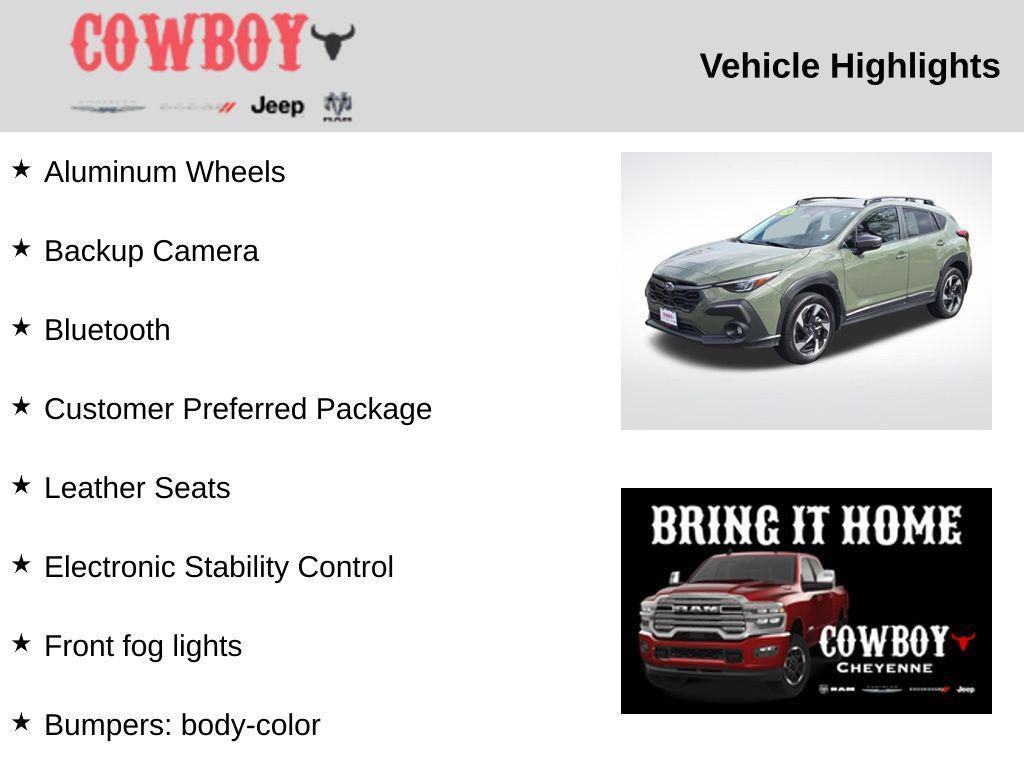 used 2024 Subaru Crosstrek car, priced at $30,495