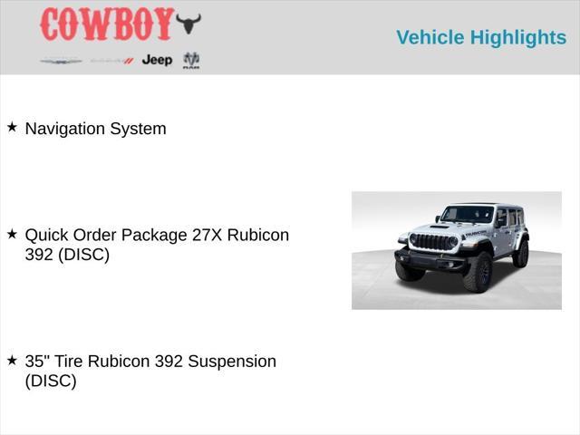 new 2024 Jeep Wrangler car, priced at $92,575