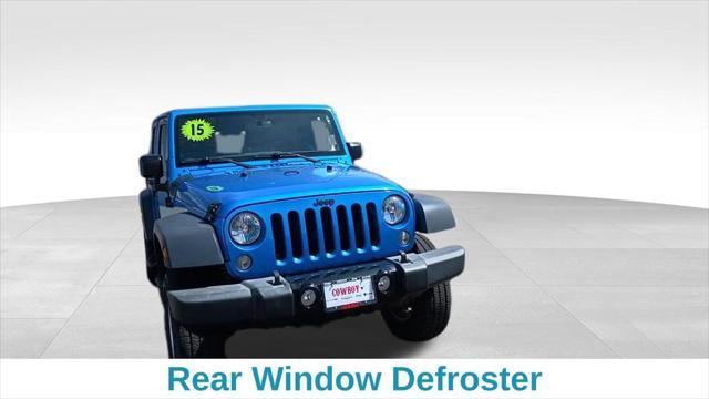 used 2015 Jeep Wrangler Unlimited car, priced at $18,741