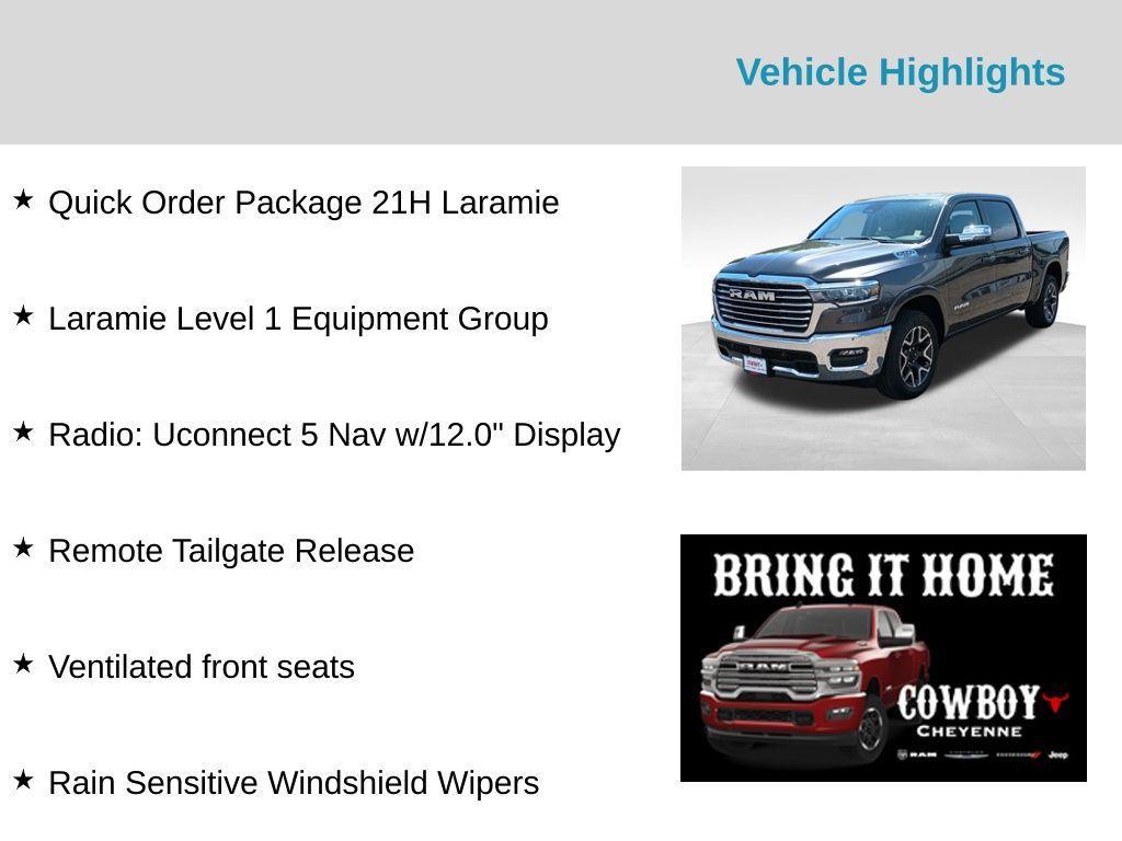 new 2025 Ram 1500 car, priced at $57,619
