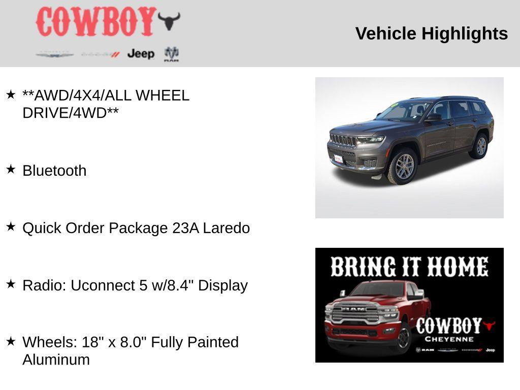 used 2023 Jeep Grand Cherokee L car, priced at $27,795