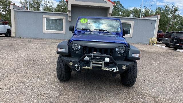 used 2018 Jeep Wrangler Unlimited car, priced at $28,394