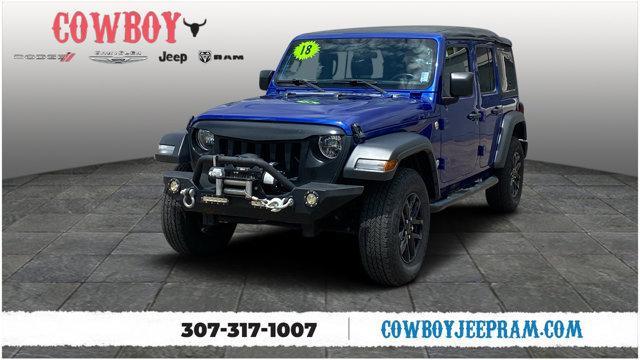 used 2018 Jeep Wrangler Unlimited car, priced at $29,724