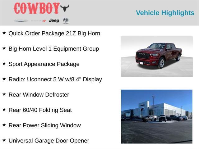 new 2025 Ram 1500 car, priced at $50,223