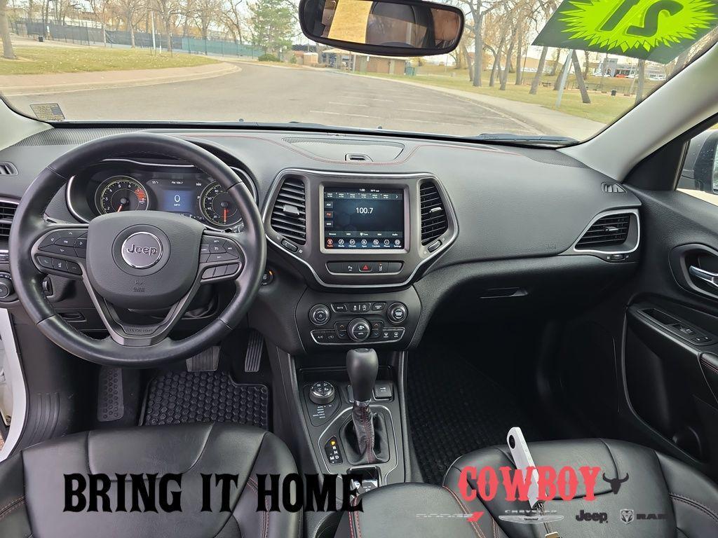 used 2021 Jeep Cherokee car, priced at $23,495