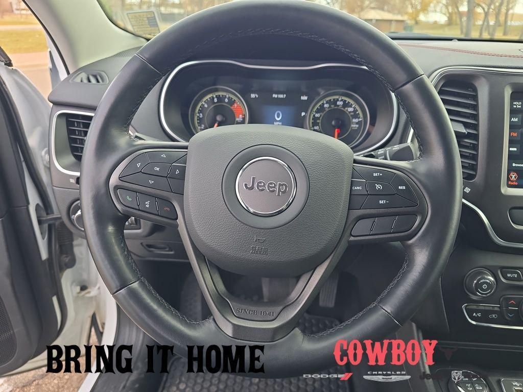 used 2021 Jeep Cherokee car, priced at $23,495