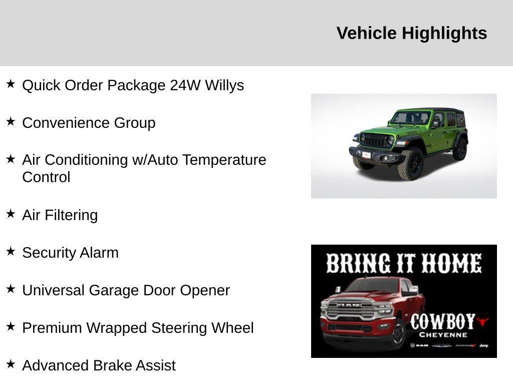 new 2025 Jeep Wrangler car, priced at $42,150