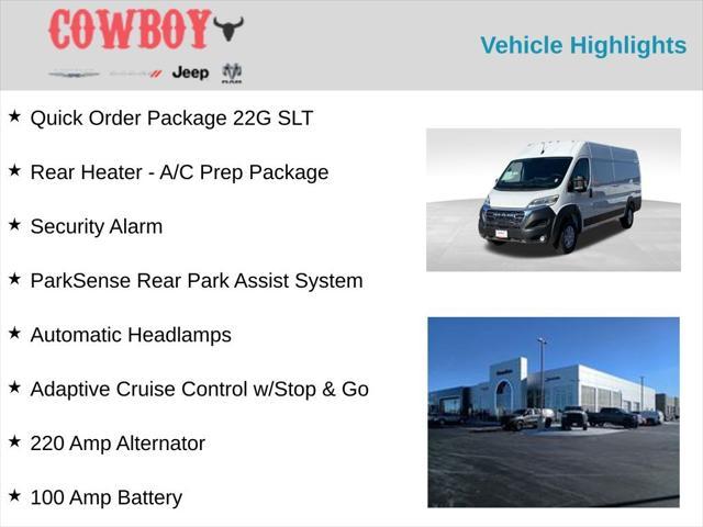 new 2024 Ram ProMaster 3500 car, priced at $52,022