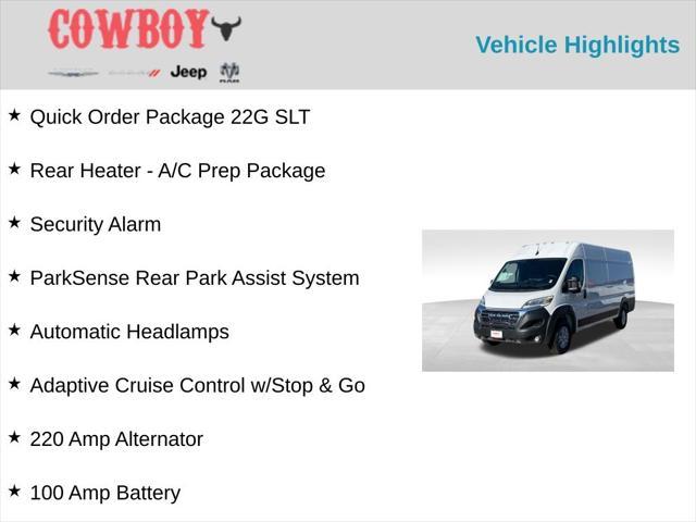 new 2024 Ram ProMaster 3500 car, priced at $54,707