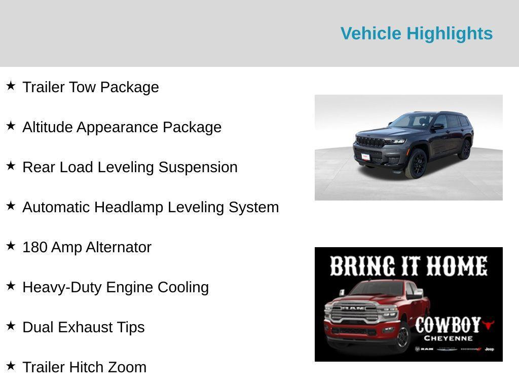 new 2025 Jeep Grand Cherokee L car, priced at $37,264