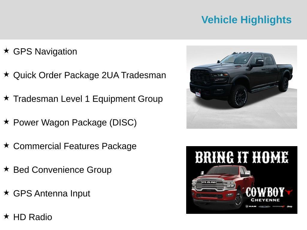 new 2025 Ram 2500 car, priced at $56,054