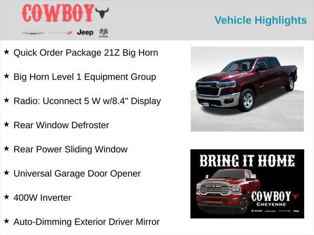 new 2025 Ram 1500 car, priced at $45,973
