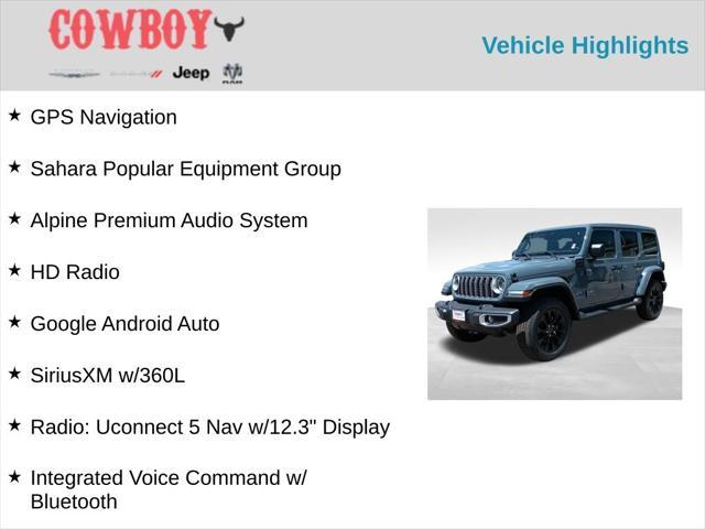 new 2025 Jeep Wrangler 4xe car, priced at $55,499