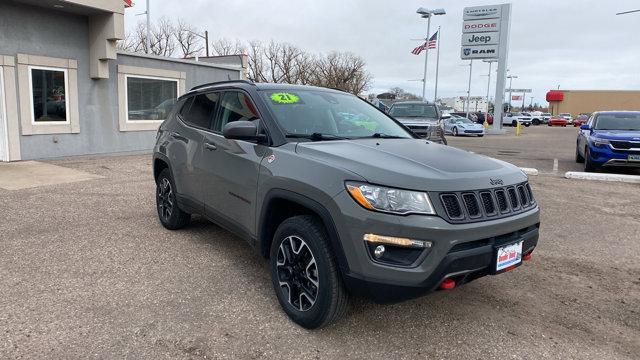 used 2021 Jeep Compass car, priced at $24,054