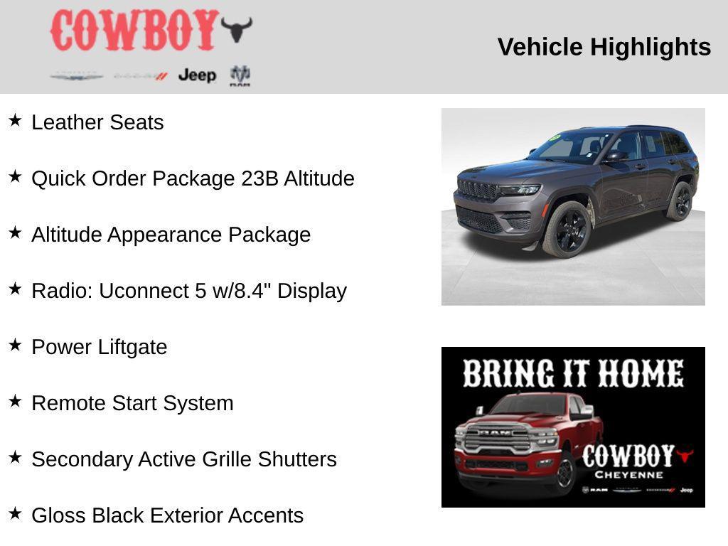 used 2023 Jeep Grand Cherokee car, priced at $31,214
