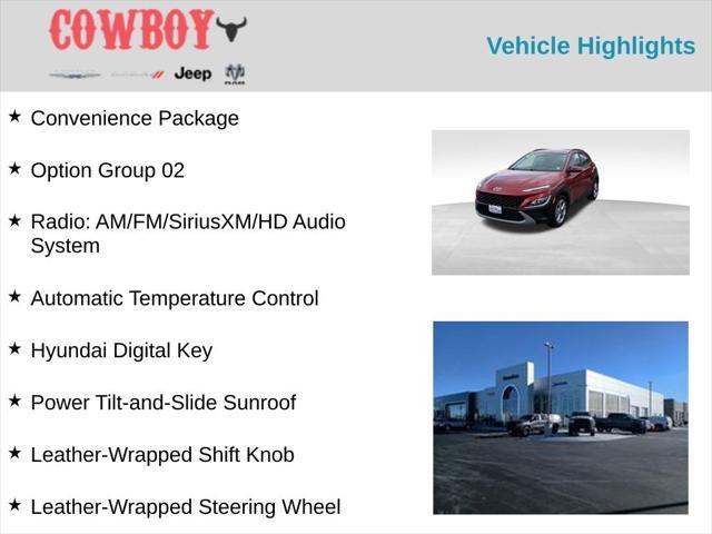 used 2023 Hyundai Kona car, priced at $23,762