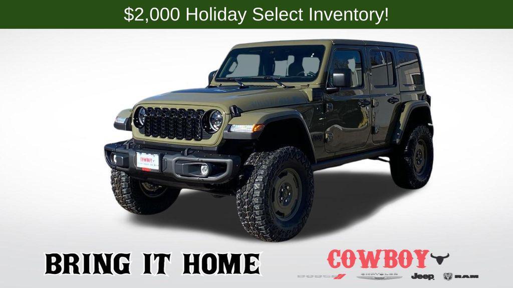 new 2025 Jeep Wrangler 4xe car, priced at $71,272