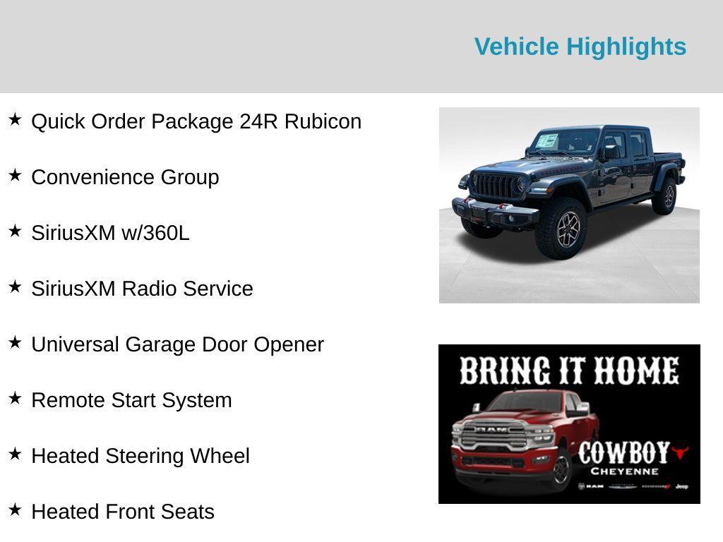 new 2025 Jeep Gladiator car, priced at $52,513