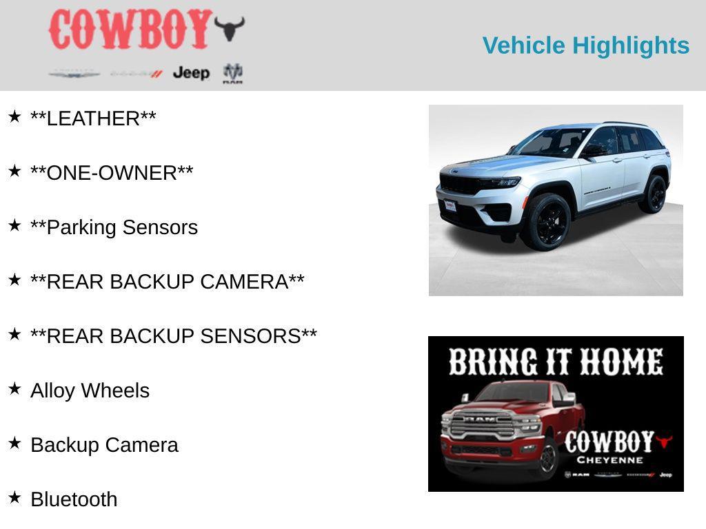 used 2023 Jeep Grand Cherokee car, priced at $30,733
