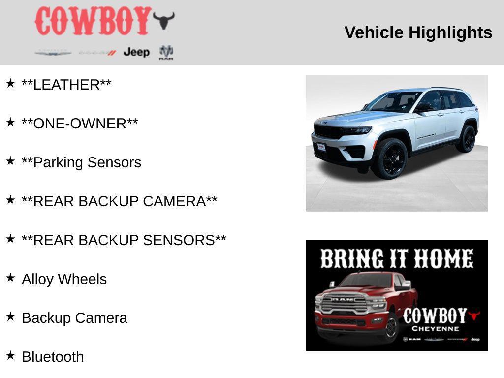 used 2023 Jeep Grand Cherokee car, priced at $30,695