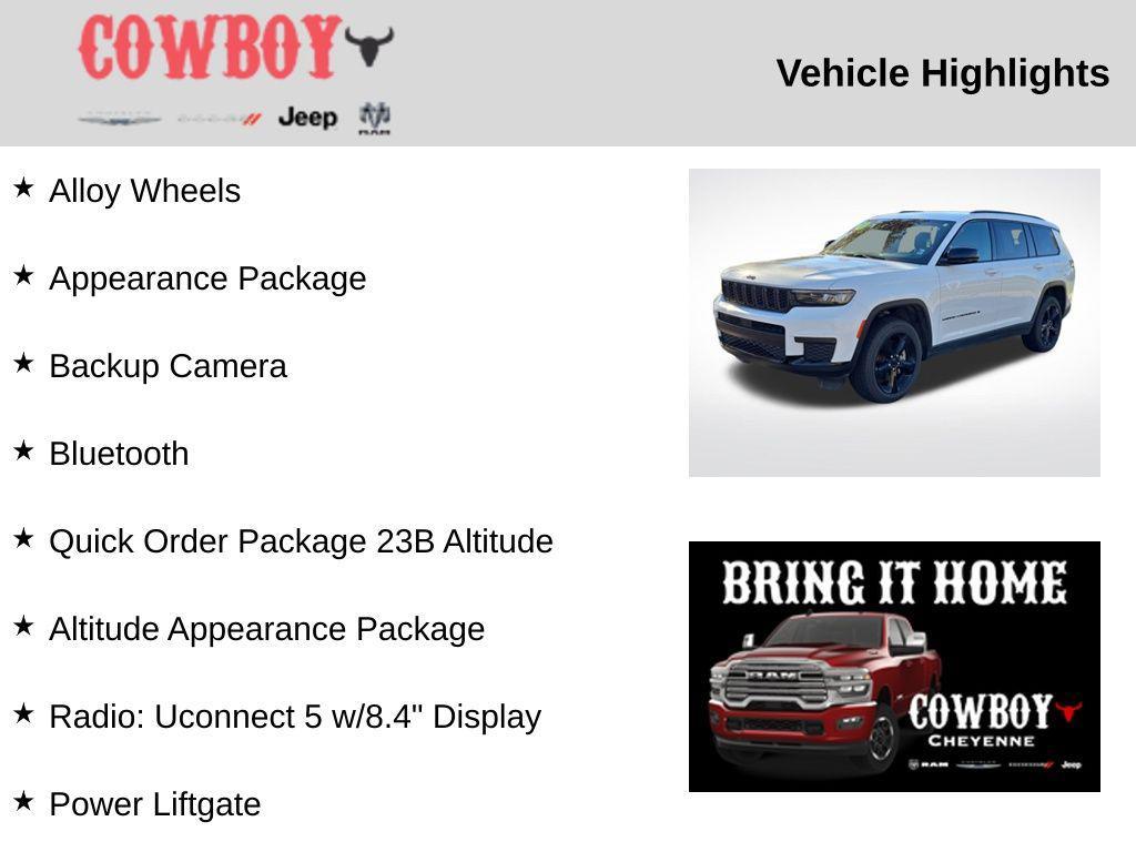 used 2023 Jeep Grand Cherokee L car, priced at $30,195