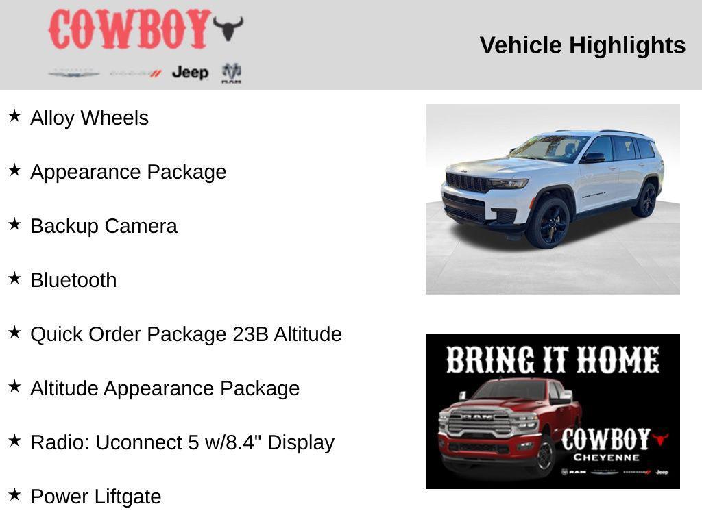 used 2023 Jeep Grand Cherokee L car, priced at $30,309