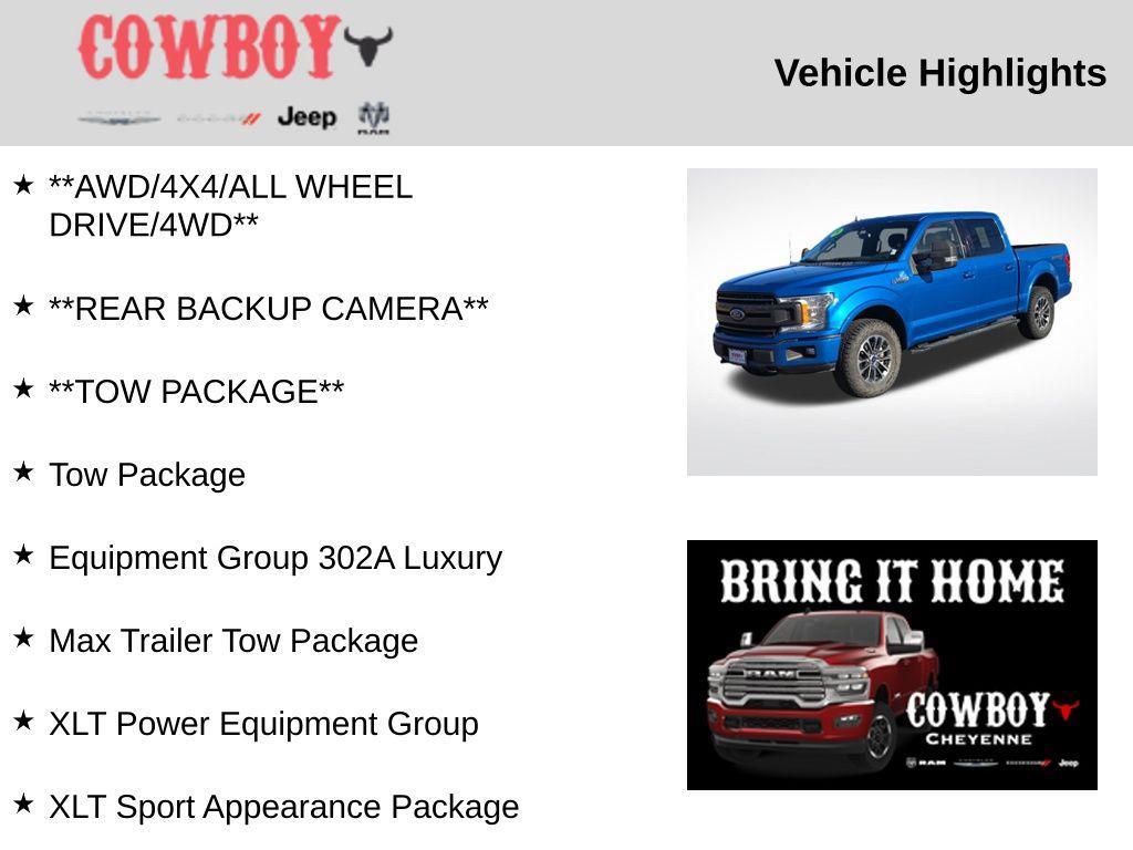 used 2019 Ford F-150 car, priced at $27,495