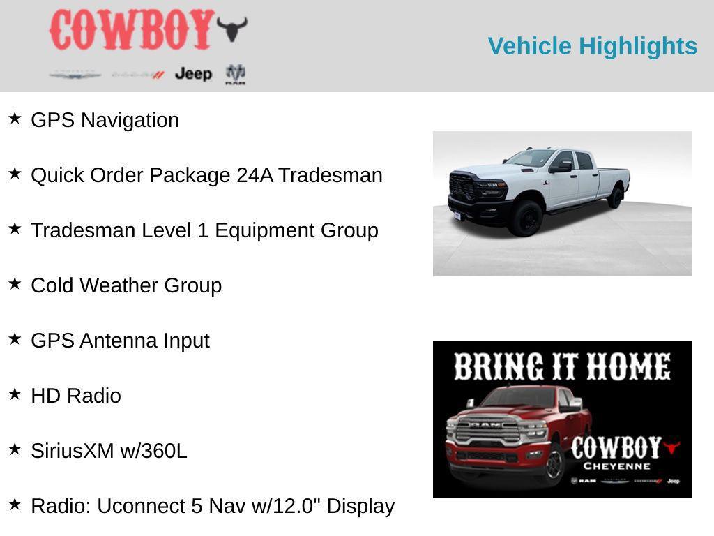 new 2025 Ram 2500 car, priced at $65,580