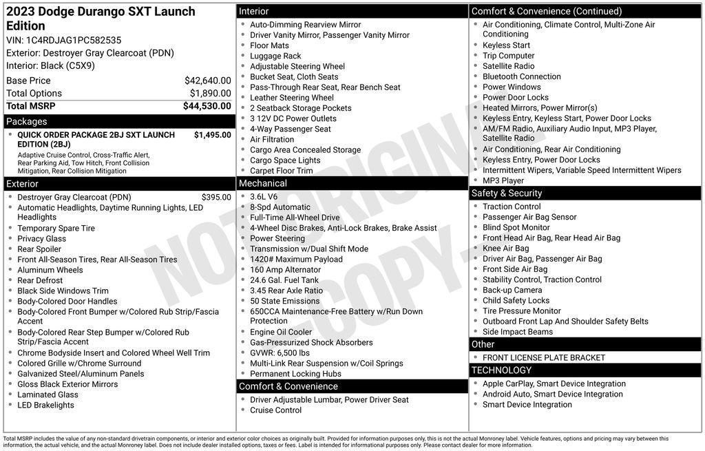 used 2023 Dodge Durango car