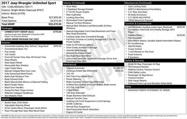 used 2017 Jeep Wrangler Unlimited car, priced at $20,599