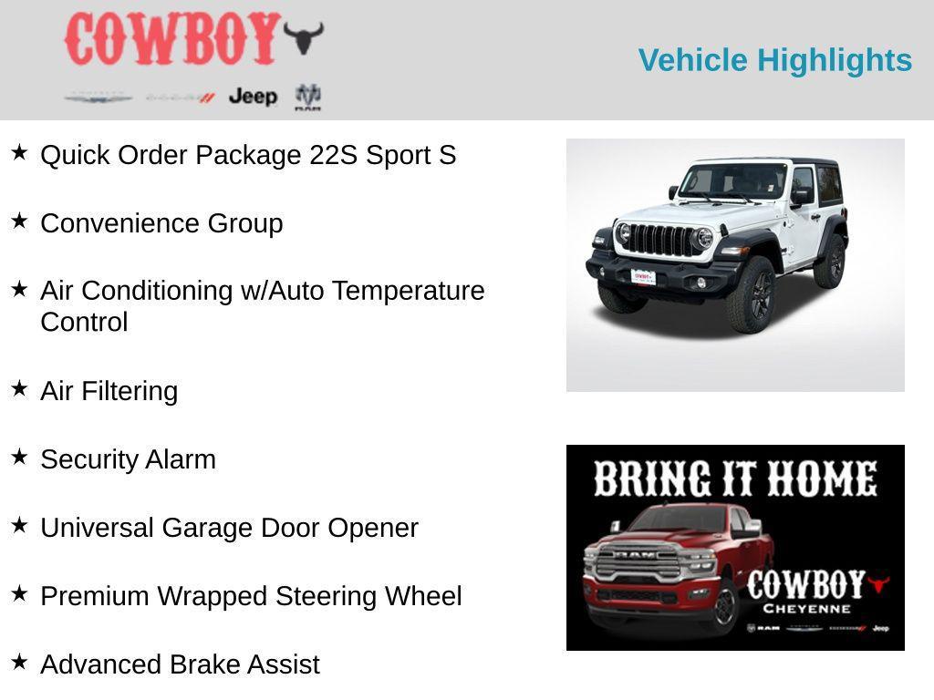 new 2026 Jeep Wrangler car, priced at $43,360