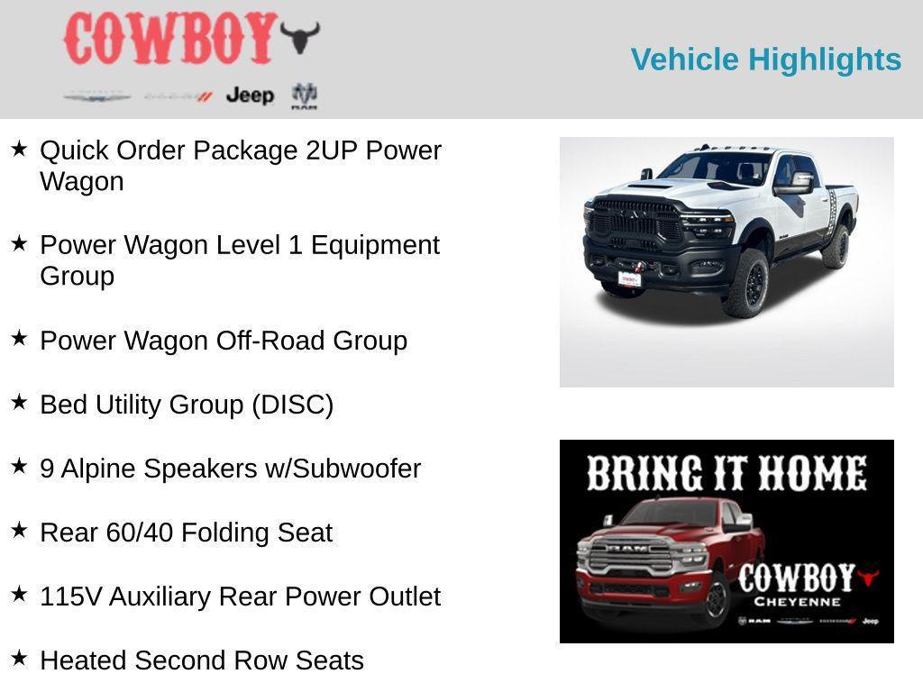 new 2025 Ram 2500 car, priced at $74,480