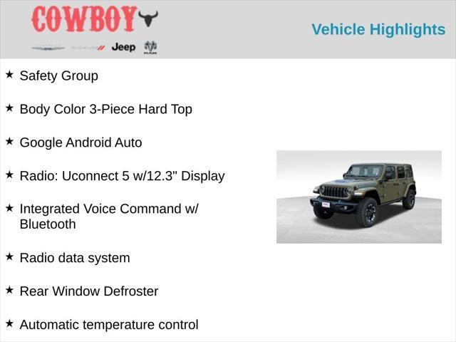 new 2025 Jeep Wrangler 4xe car, priced at $58,233
